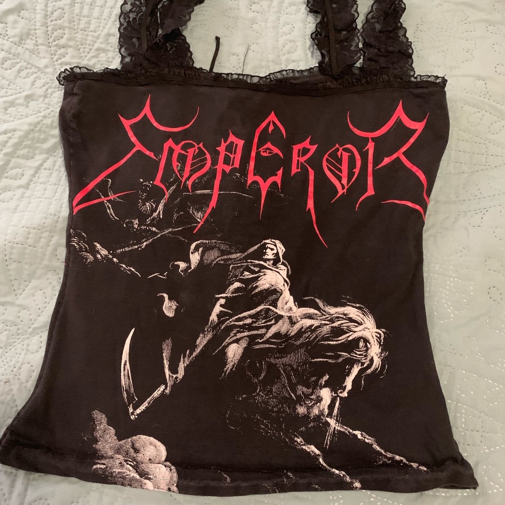 Emperor Black Metal Band Custom Girlie Shirt